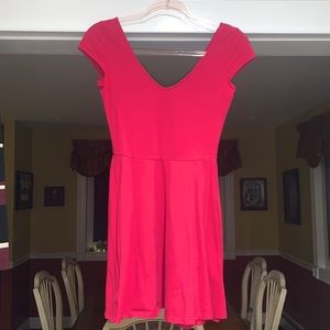Red-Pink Mini dress